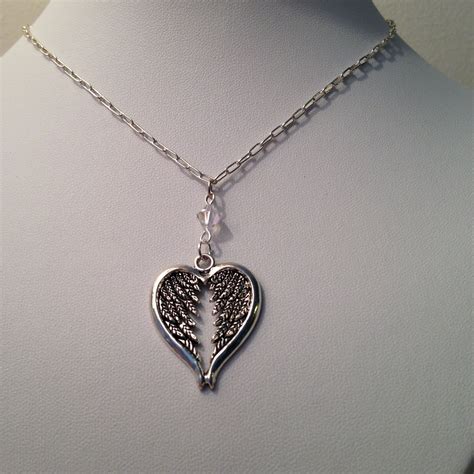 Swarovski Crystal Angel Wings Necklace Gift for Daughter Gift - Etsy