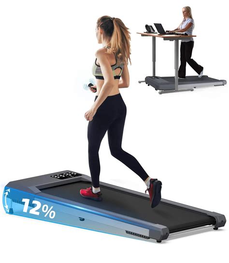 12% Incline Walking Pad Treadmills for Home, Under Desk Treadmill 340