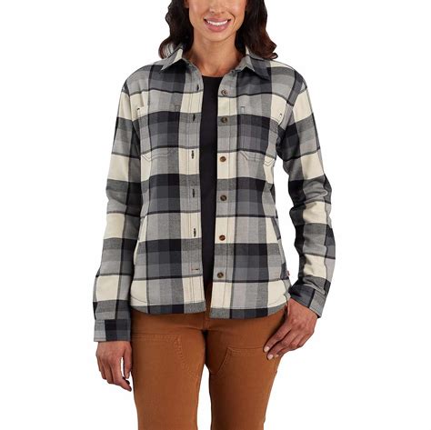 Women S Rugged Flex® Hamilton Fleece Lined Shirt Carhartt