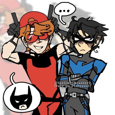 dickroy description robin  nightwing discowing fanart