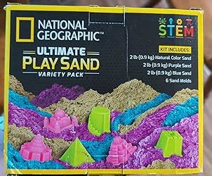 Amazon National Geographic Lb Play Sand Combo Pack Lbs