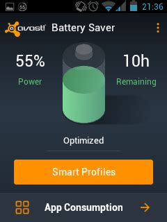 App Review Avast Battery Saver For Android