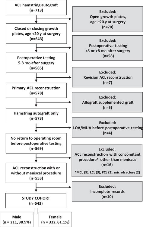 Recovery After Acl Reconstruction In Male Versus Female Adolescents A