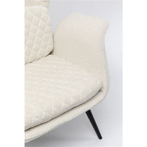 Sillón Tudor Bouclé crema KARE Costa Rica