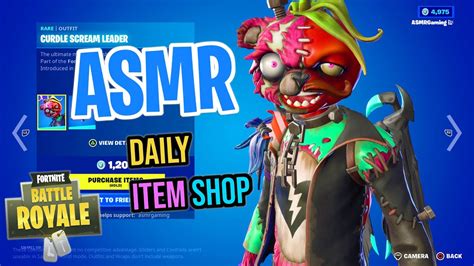 Asmr Fortnite Rare Curdle Scream Leader Skin Is Back Daily Item Shop 🎮🎧 Relaxing Whispering 😴💤