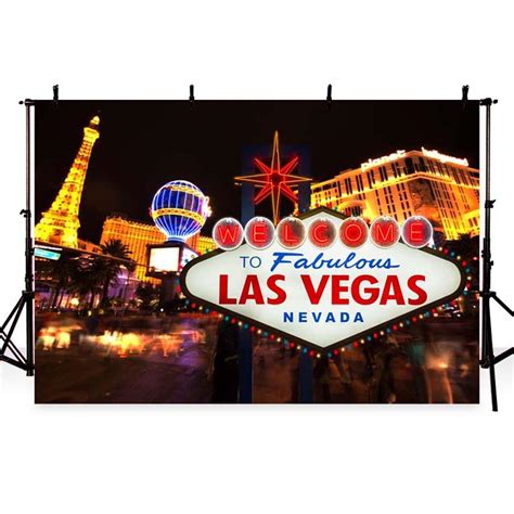 Las Vegas Night Scene Photography Backdrops G-175 – Dbackdrop