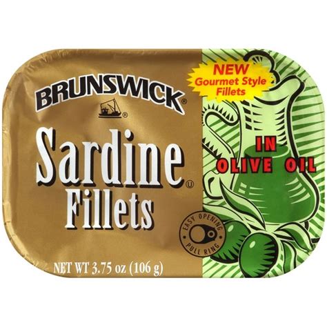 Brunswick Sardine Fillets In Olive Oil 375 Oz From Berkeley Bowl