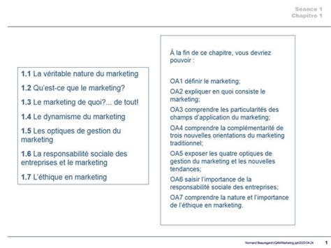 Séance 1 INTRODUCTION AU MARKETING 24 avril 2020 à 11 14 49