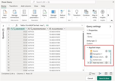 How To Add Applied Steps In Power Query Editor Printable Timeline