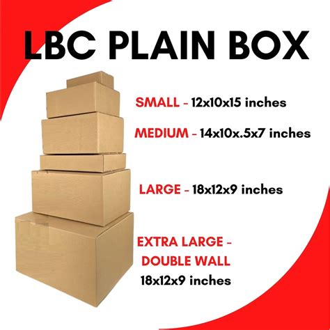 lbc express size shipping box packaging box corrugated box shopee