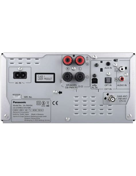 Panasonic Sc Pmx Eg K Hifi Systeem