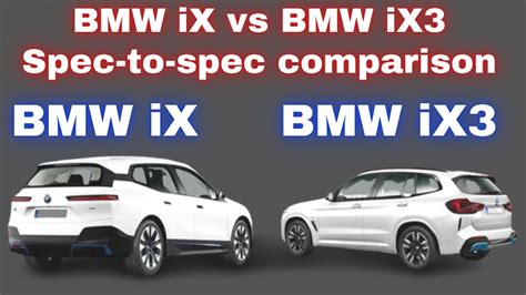 BMW IX Vs BMW IX3 Spec To Spec Comparison YouTube