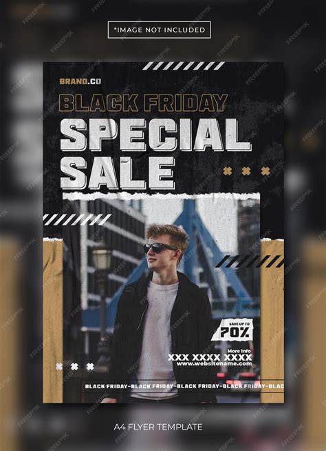 Premium Psd Black Friday Special Sale Poster Design Template