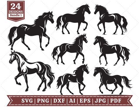 Horse SVG Bundle Horse Silhouette SVG Horse SVG Horse Lover Svg Horse ...