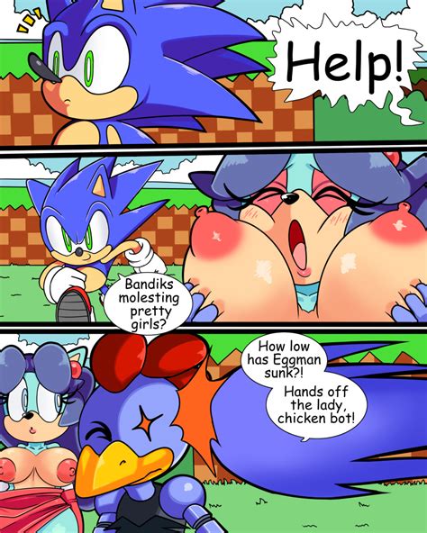 Rule 34 Adventures Of Sonic The Hedgehog Big Breasts Breasts Breezie Hedgebot Robotnik Breezie