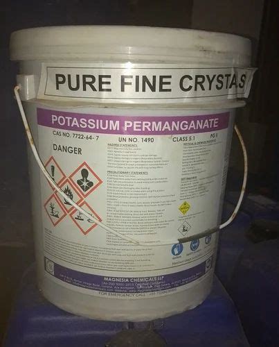 Potassium Permanganate Crystal 25kg Drum At Rs 340kg In Bengaluru Id 2849555173548