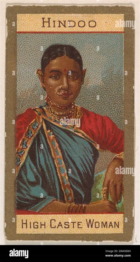 Hindoo High Caste Woman From Types Of Nationalities N240 Issued By