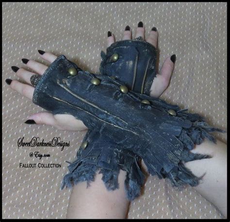 Post Apocalyptic Leather Gloves Mad Max Gloves Mad Max Cuff Etsy Uk