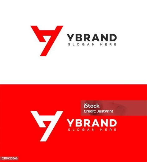 Y Letter Icon Brand Identity Sign Y Letter Symbol Template Stock