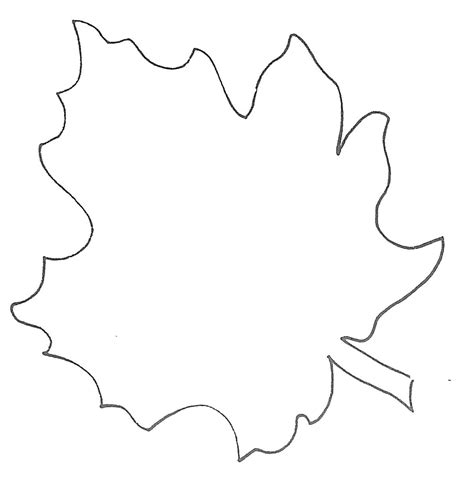 Printable Maple Leaf Outline Customize And Print