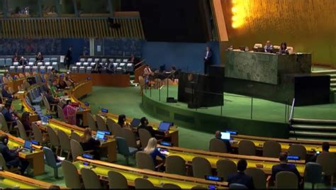 Un General Assembly Formally Adopts Resolution On Political Declaration