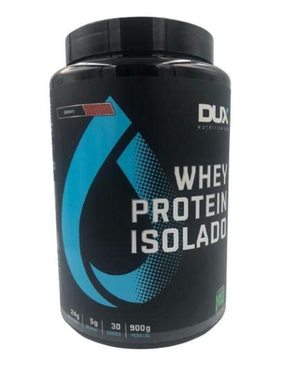 Whey Protein Isolado 900g Cookies Dux Nutrition Whey Protein