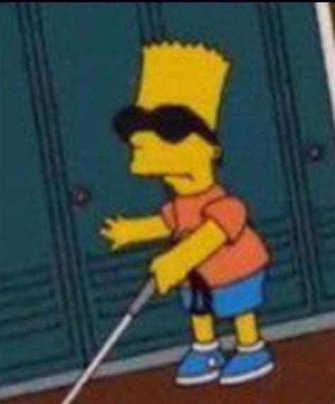 Simpson Blind Bart Meme Funny Picture Jokes Cartoon Memes Memes