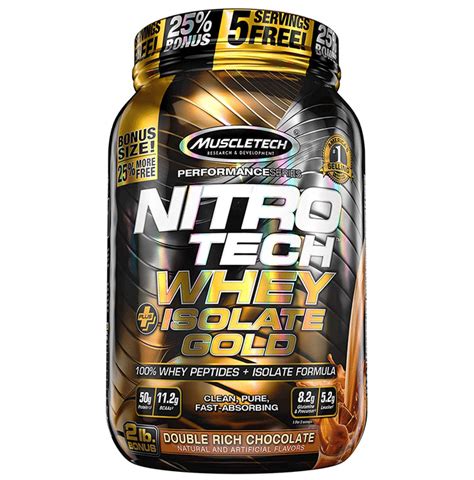 Muscletech Nitro Tech Whey Plus Isolate Gold Double Rich Chocolate Buy