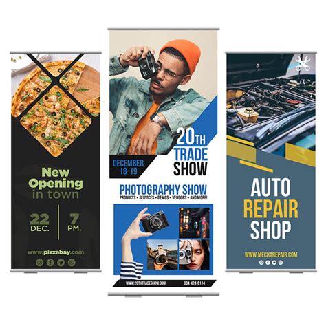 X Inch Full Color Roll Up Retractable Banner Stands Order Swag