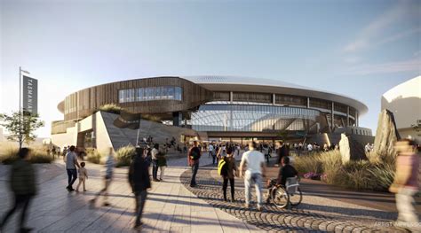 Abc News New Images Of Hobart S Proposed Macquarie Point Afl Stadium