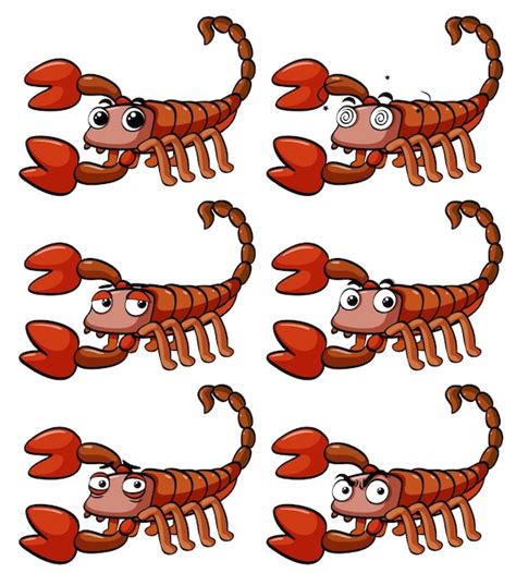 Im Genes De Dibujos Animados Escorpion Descarga Gratuita En Freepik