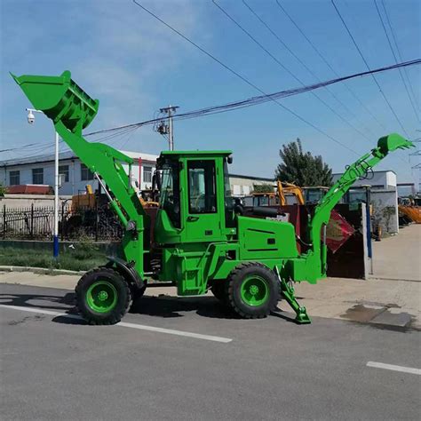 Small Multifunctional Backhoe Loader Excavator Wheel Loader