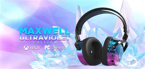 Tai Nghe Gaming Audeze Maxwell Ultraviolet Edition Phiên Bản Giới Hạn