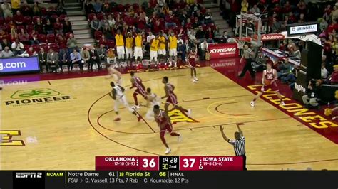 Iowa State Men S Basketball Highlights Vs Oklahoma YouTube