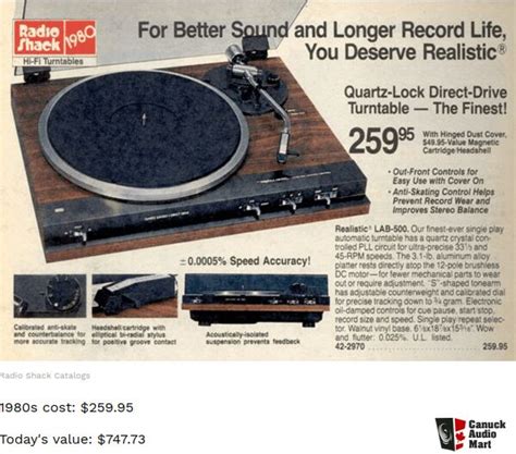 Rare Totl Realistic Lab Fully Automatic Direct Drive Turntable