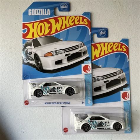 Hot Wheels Godzilla Nissan Skyline Gt R R Hw J Imports Lot Of