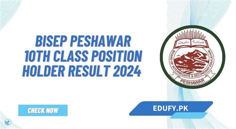 BISEP Peshawar 10th Class Position Holder Result 2024 Announced