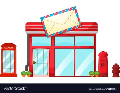 Post office Royalty Free Vector Image - VectorStock