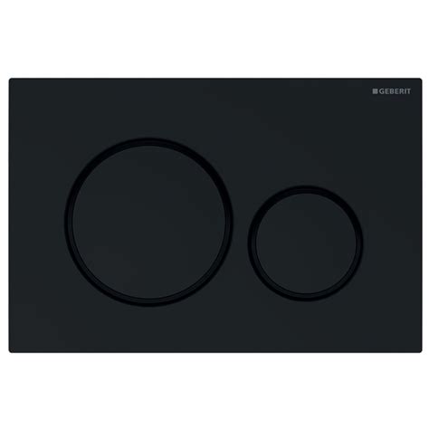 Geberit Sigma Dual Flush Plate Black Geberit Dw