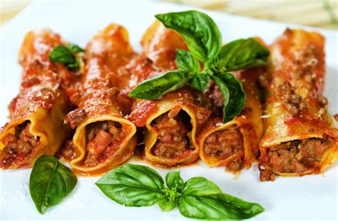 Cannelloni Ripieni Di Carne Con Rag Senza Besciamella