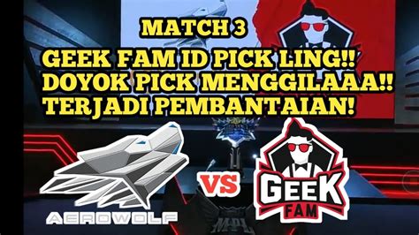 Genflix Aerowolf Vs Geek Fam Id Match Mpl Season Week Day