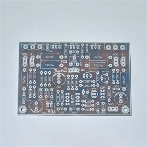 Jual PCB Power Amplifier SOCL 506 TEF Bias Servo Fiber FR4 Shopee