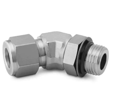 Stainless Steel Swagelok Tube Fitting 45° Positionable Male Elbow 12 In Tube Od X 34 16 Sae