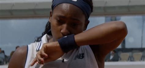 Roland Garros Vidéos Cori Gauff en larmes après une décision très