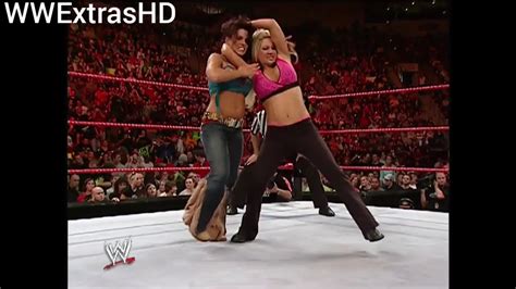 Mickie James Vs Jillian Hall Raw Youtube