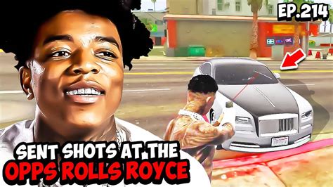 Yungeen Ace Sent Shots At The Opps Rolls Royce Gta Rp Last Story