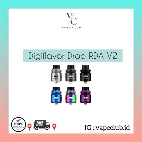 Jual Digiflavor Drop Rda V Di Lapak Vapeclub Bukalapak