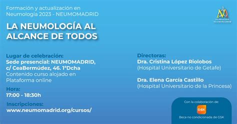 ConSalud es on Twitter RT NeumoMadrid SaveTheDate Mañana