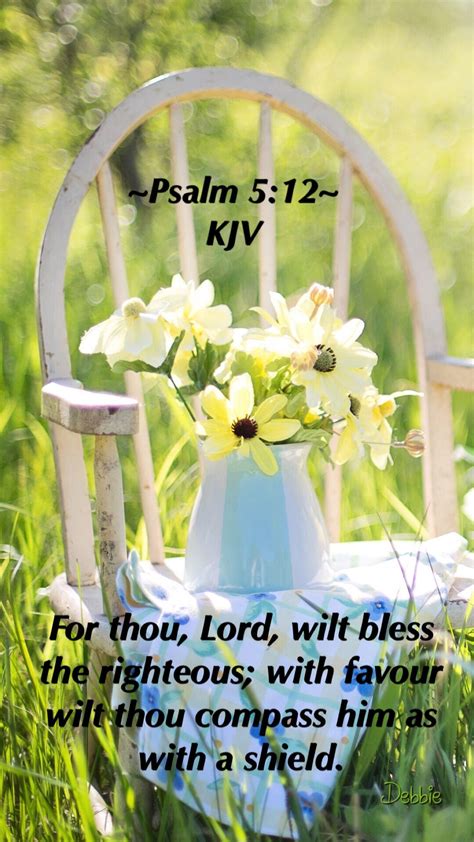 For Thou Lord Wilt Bless The Righteous With Favour Wilt Thou Compass