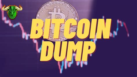 Massive Bitcoin Dump Is Bitcoin Crash Coming Youtube